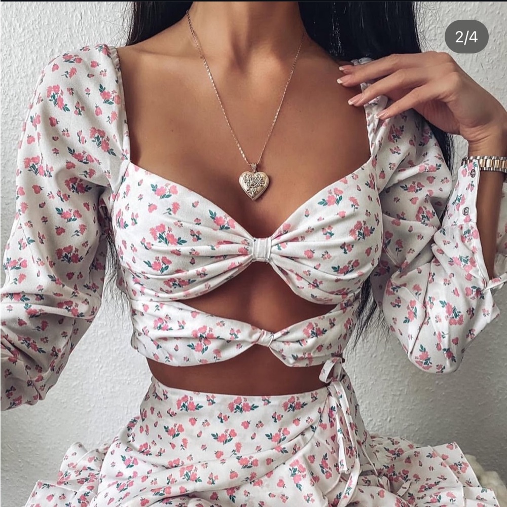 NWT Francoise Top - Tiger Mist